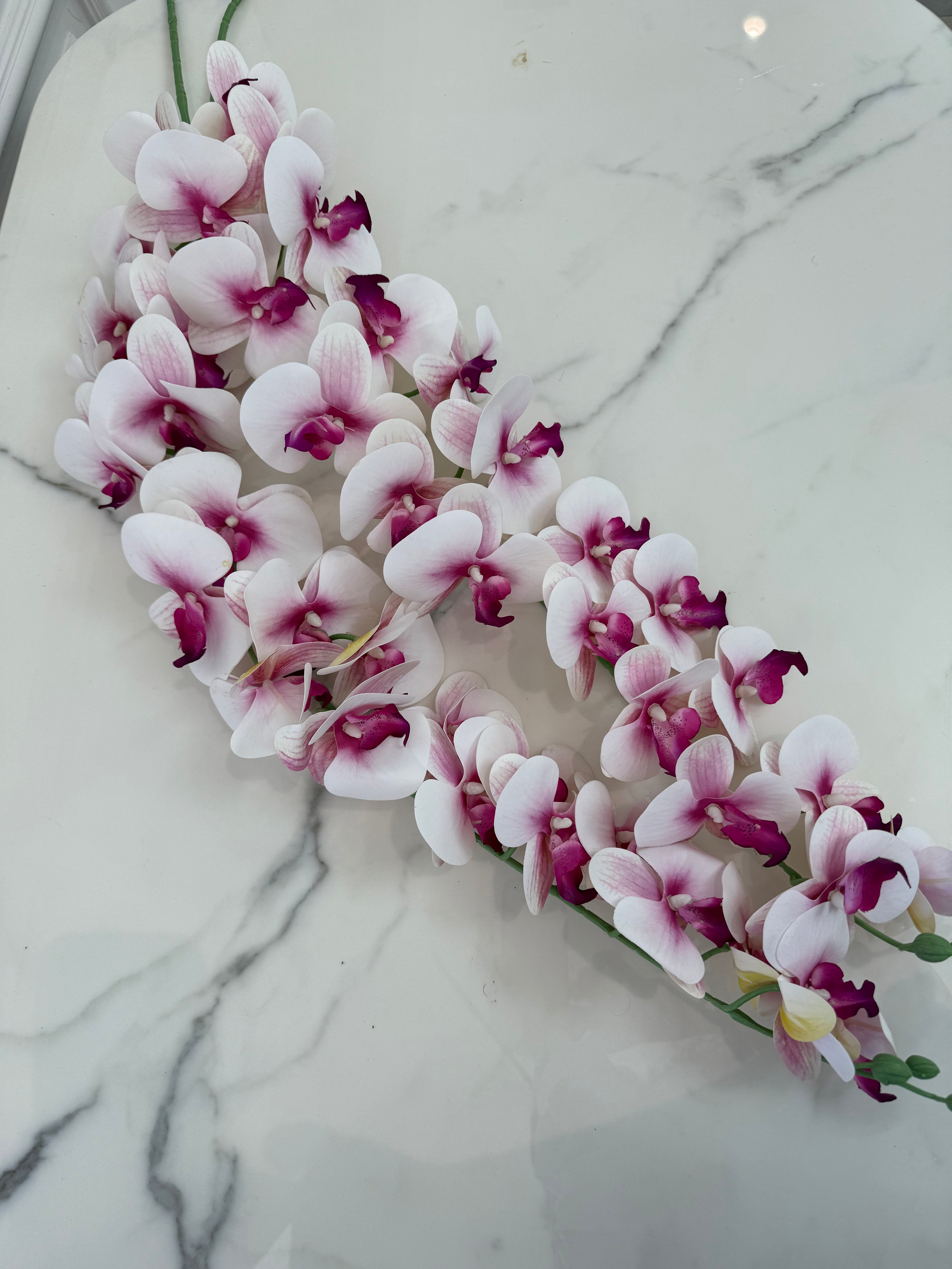 Biała orchidea 100cm