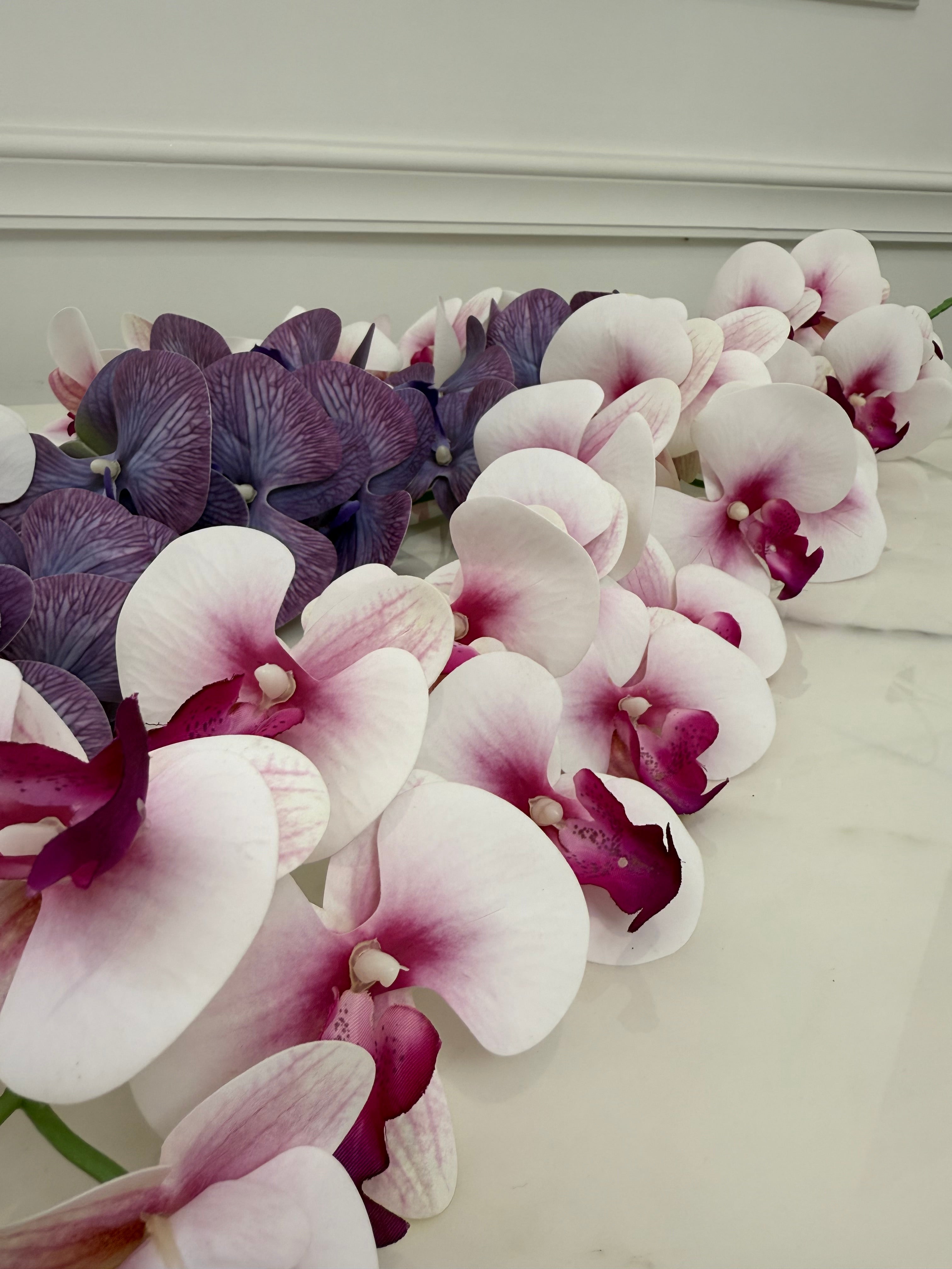 Biała orchidea 100cm